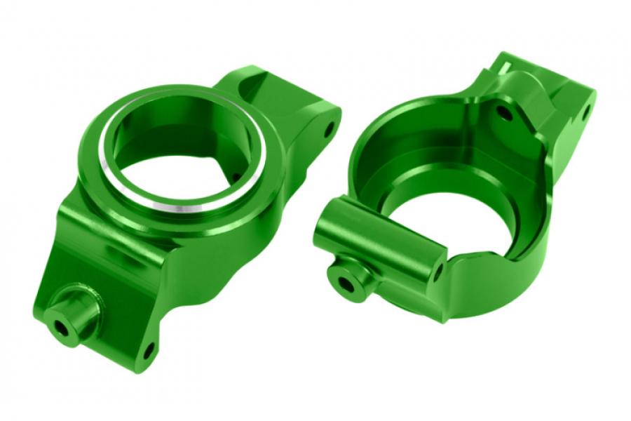 Traxxas Caster Blocks L+R (Pair) Alu Green X-Maxx, XRT TRX7832-GRN