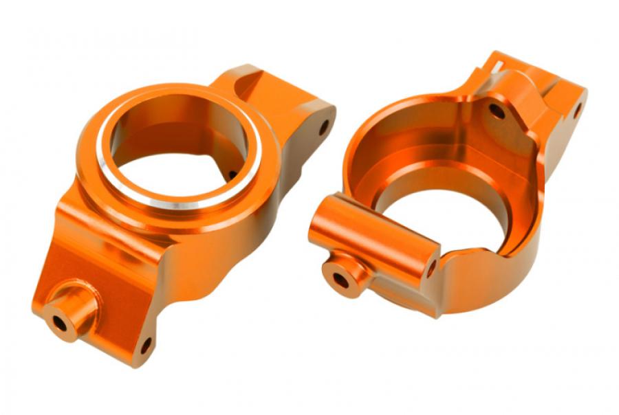 Traxxas Caster Blocks L+R (Pair) Alu Orange X-Maxx, XRT TRX7832-ORNG