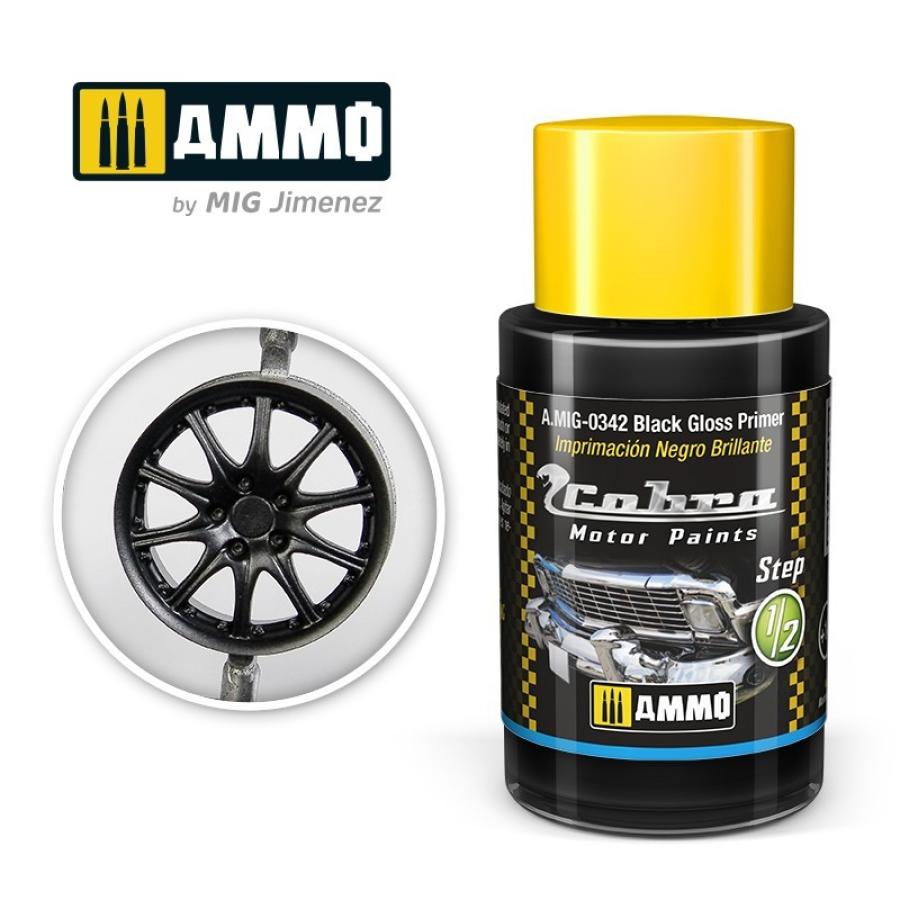 Cobra Motor Black Gloss Primer pohjamaali (30ml)