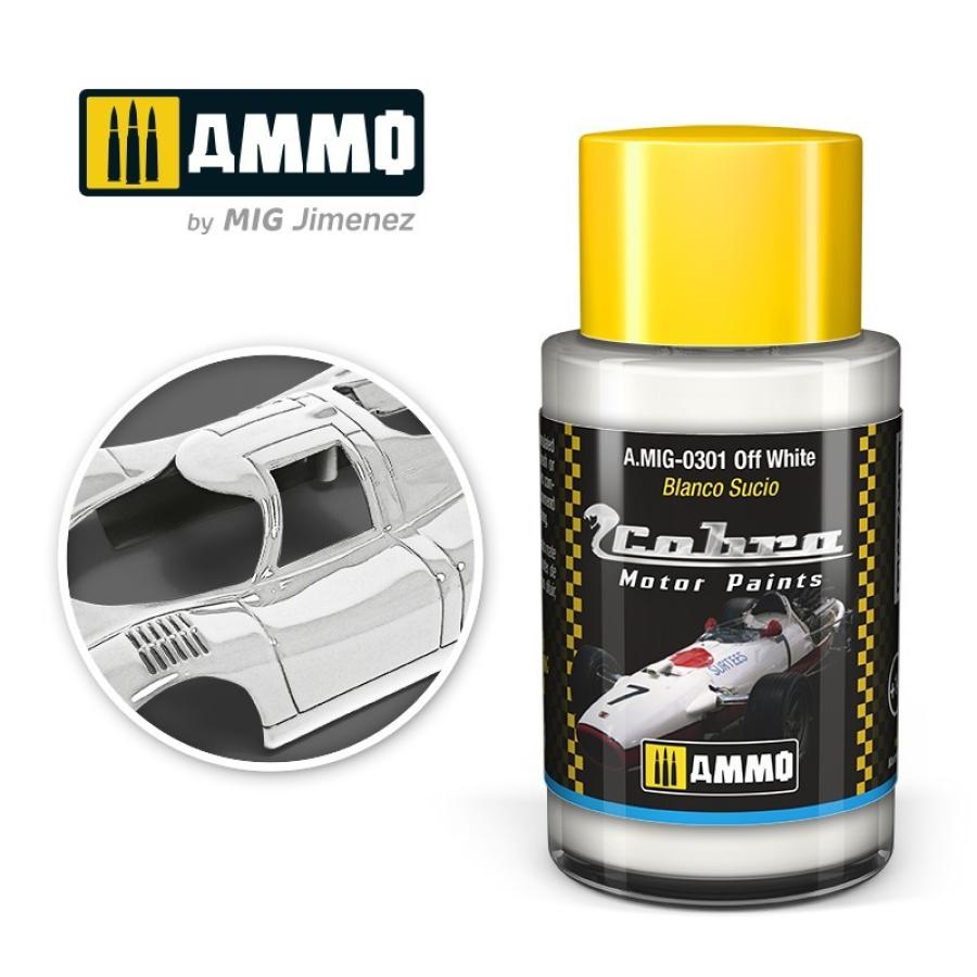 Cobra Motor Off White akryylimaali (30ml)