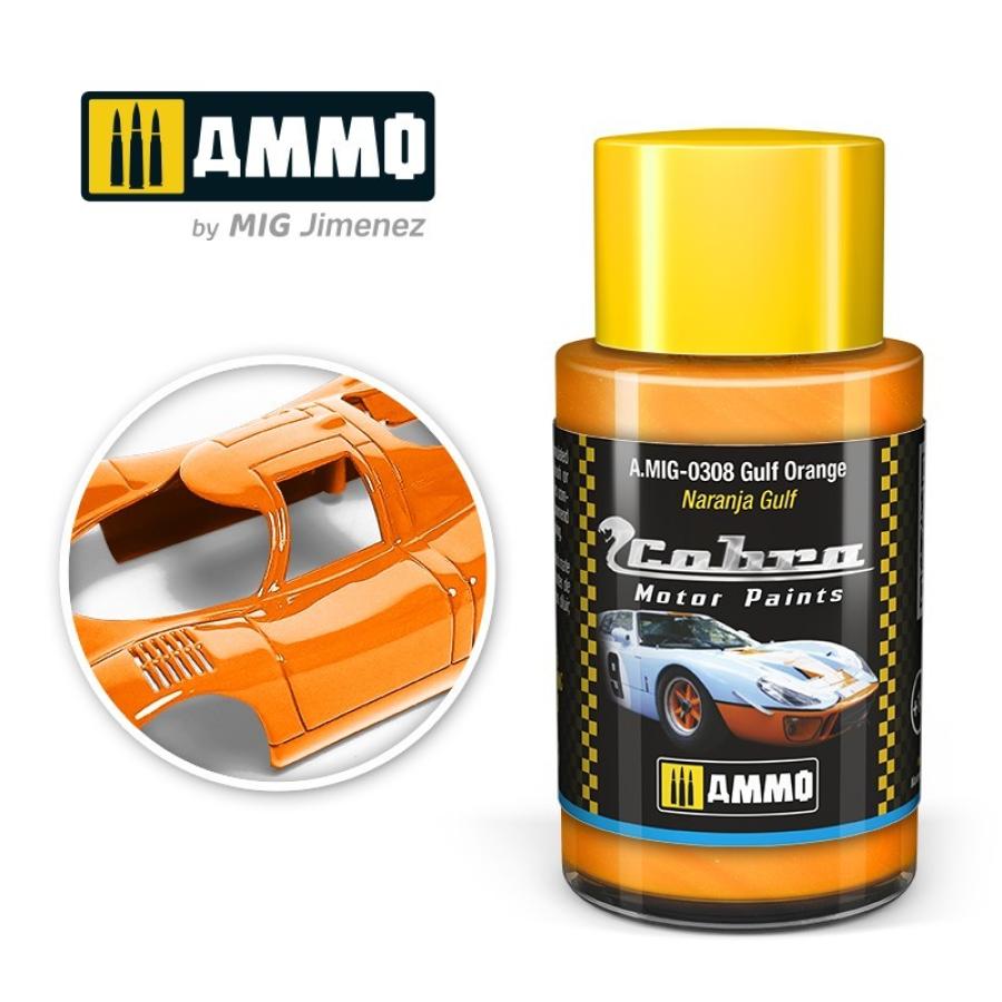 Cobra Motor Paint Gulf Orange akryylimaali (30ml)