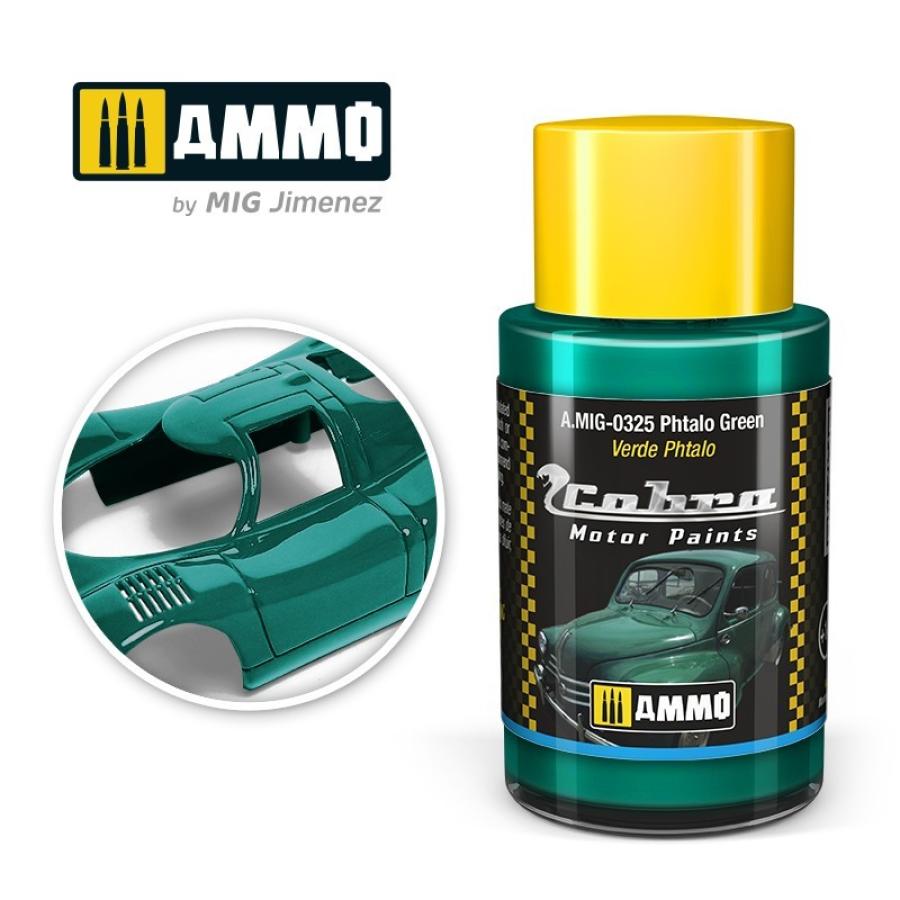 Cobra Motor Phtalo green akryylimaali (30ml)