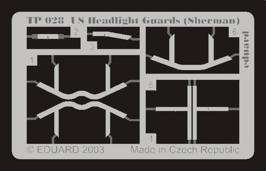 Eduard 1/35 US Headlight Guards (Sherman)