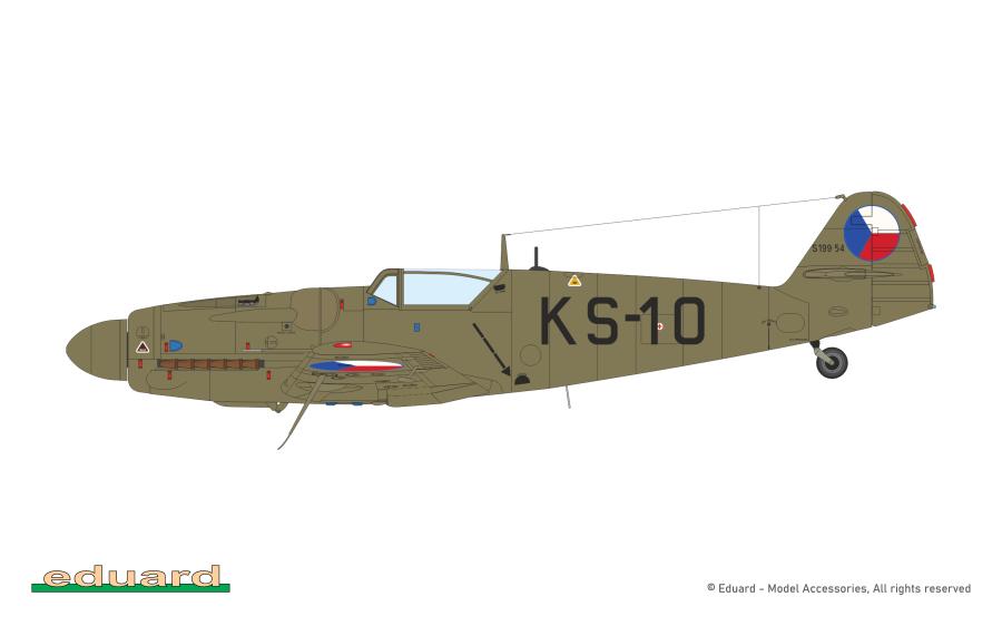 Eduard 1/48 Avia S-199 ERLA canopy (Hybrid)