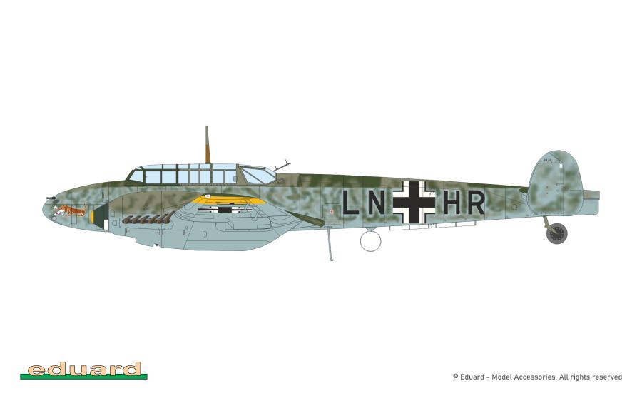 Eduard 1/48 Bf 110D , Weekend edition