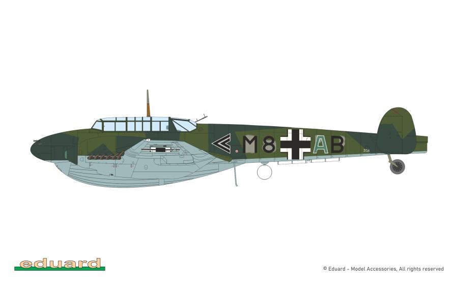 Eduard 1/48 Bf 110D , Weekend edition