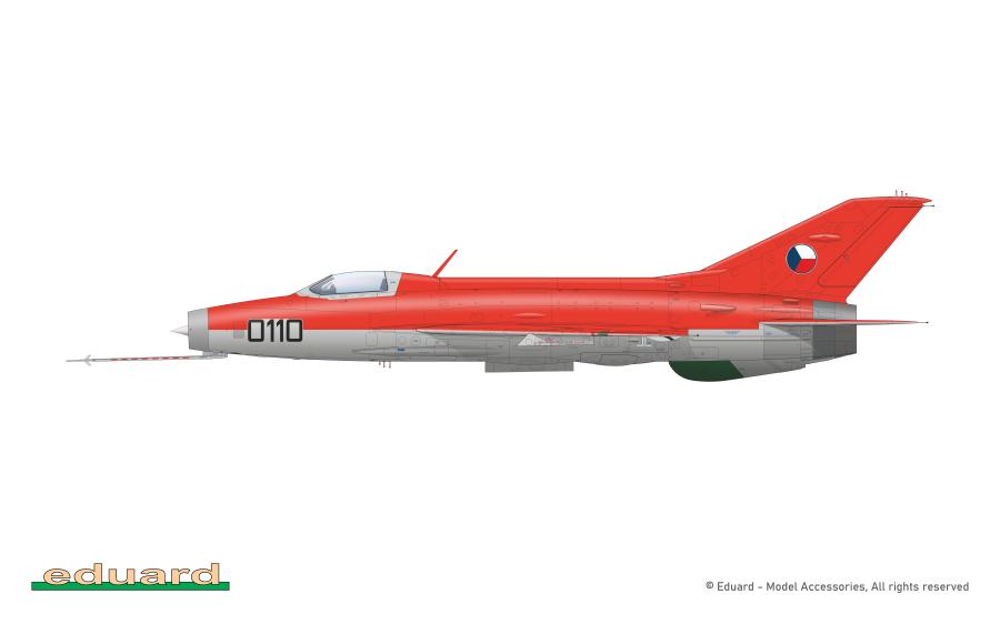 Eduard 1/48 EFKA / MiG-21F-13 in Czechoslovak service