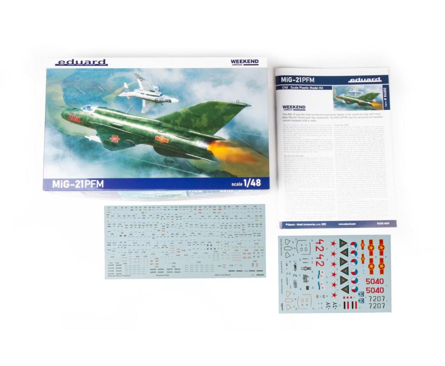 Eduard 1/48 MiG-21PFM, Weekend edition