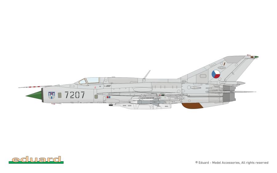 Eduard 1/48 MiG-21PFM, Weekend edition