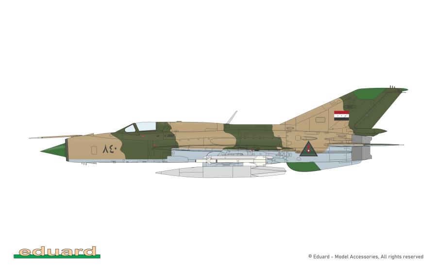 Eduard 1/48 MiG-21PFM, Weekend edition