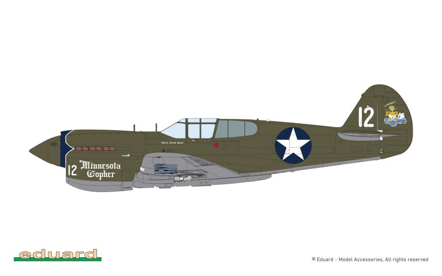Eduard 1/48 P-40E Warhawk Weekend edition