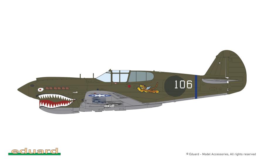 Eduard 1/48 P-40E Warhawk Weekend edition