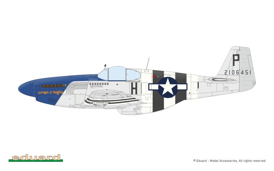 Eduard 1/48 P-51B Mustang Malcom Hood canopy, Profipack