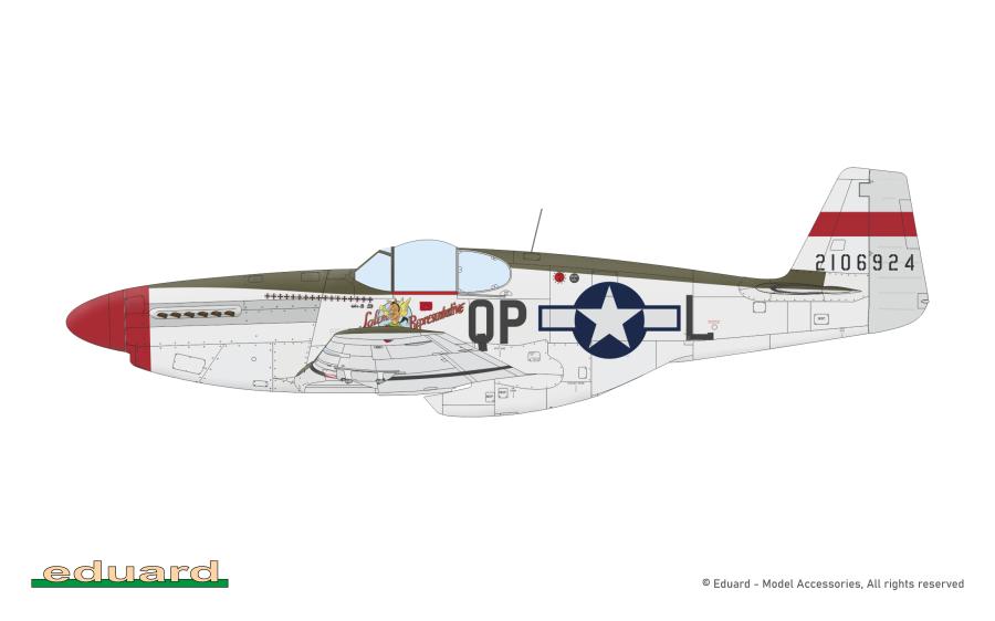 Eduard 1/48 P-51B Mustang Malcom Hood canopy, Profipack