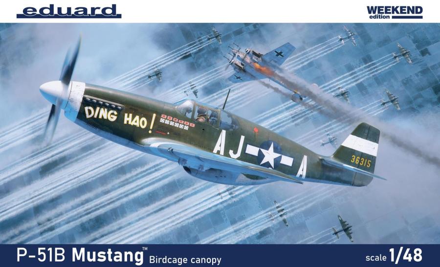 Eduard 1/48 P-51B/C Mustang Birdcage canopy (weekend edition)