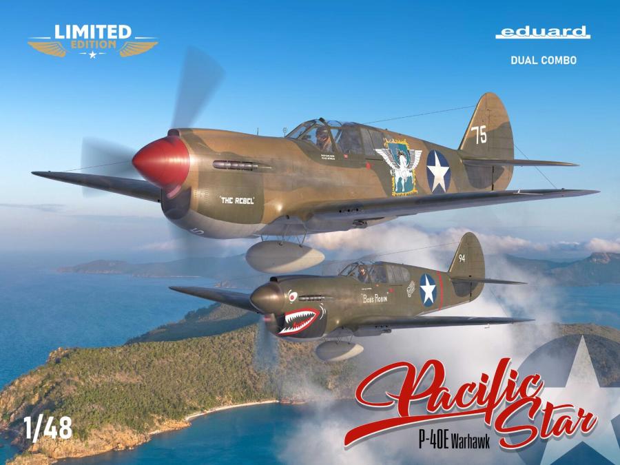 Eduard 1/48 Pacific Star P-40E Warhawk Dual Combo
