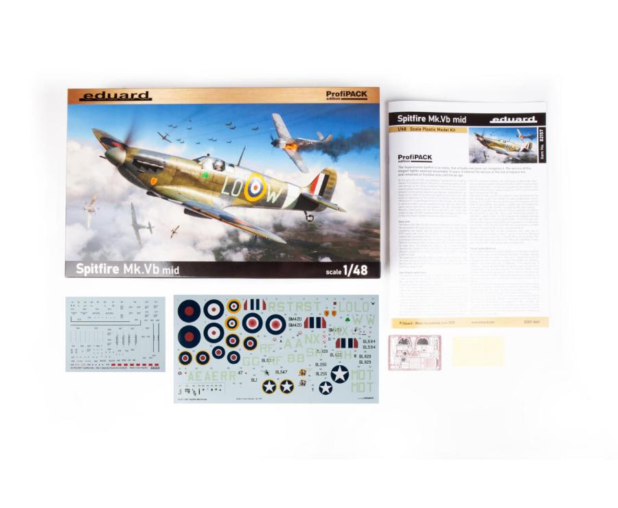 Eduard 1/48 Spitfire Mk.Vb mid, Profipack