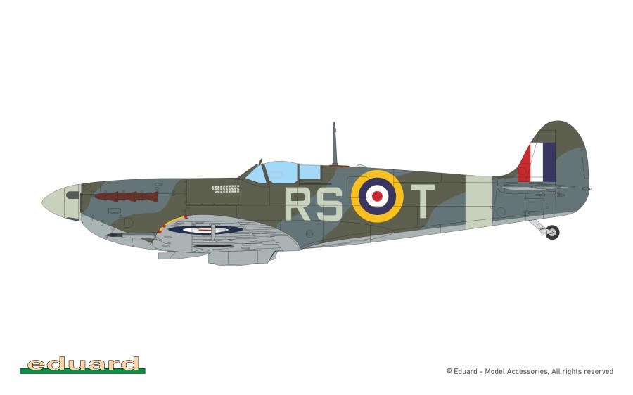 Eduard 1/48 Spitfire Mk.Vb mid, Profipack