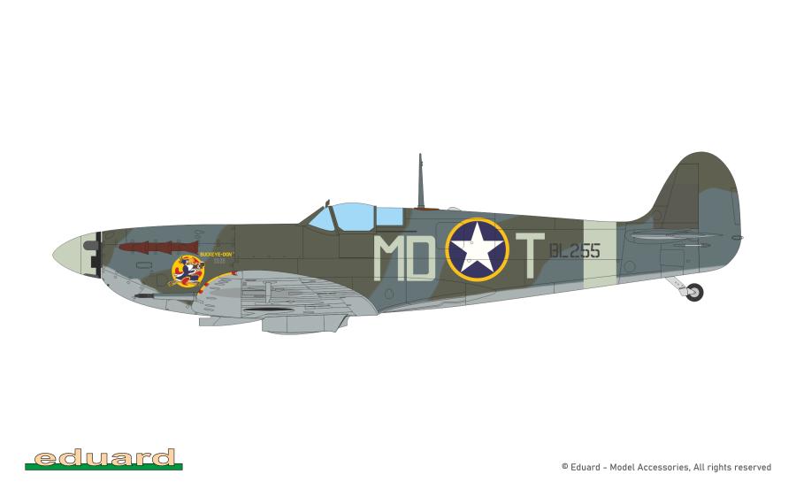 Eduard 1/48 Spitfire Mk.Vb mid, Profipack