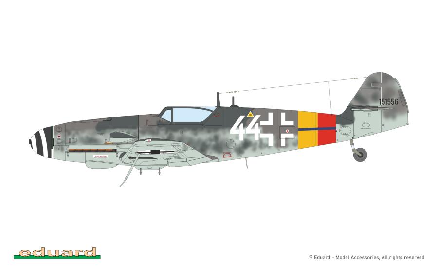 Eduard 1/72 Bf 109G-10 ERLA  Profipack