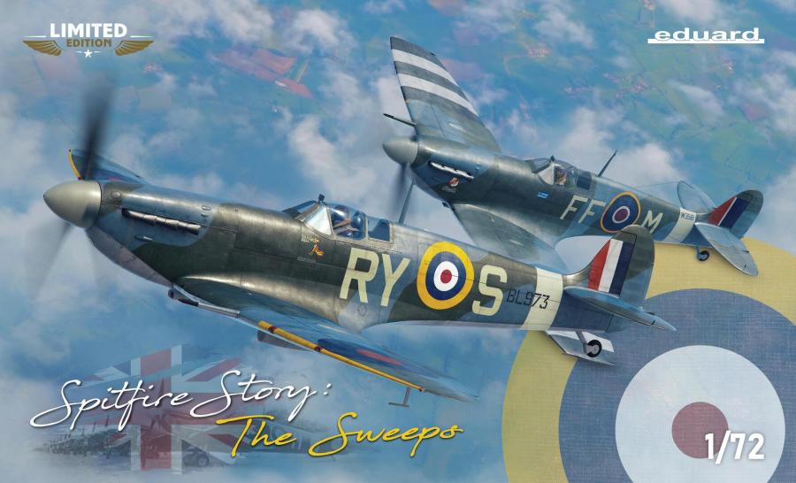 Eduard 1/72 Spitfire Story: The Sweeps (Dual Combo)