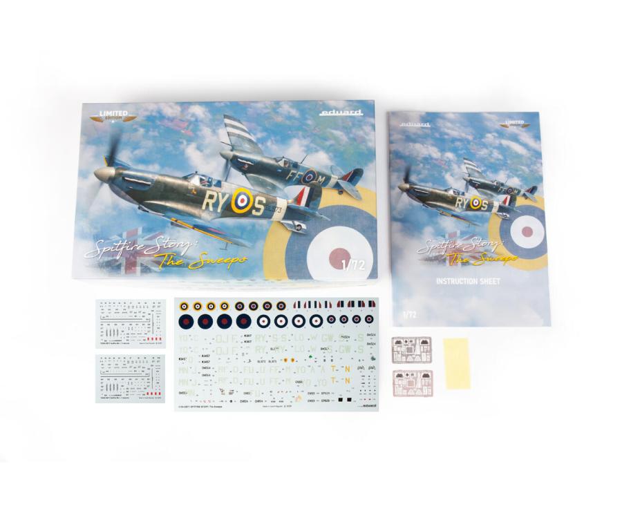 Eduard 1/72 Spitfire Story: The Sweeps (Dual Combo)