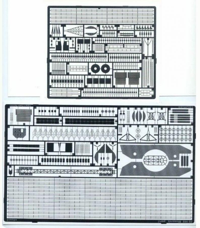 Eduard 1/350 Bismarck Detail set for Tamiya kit