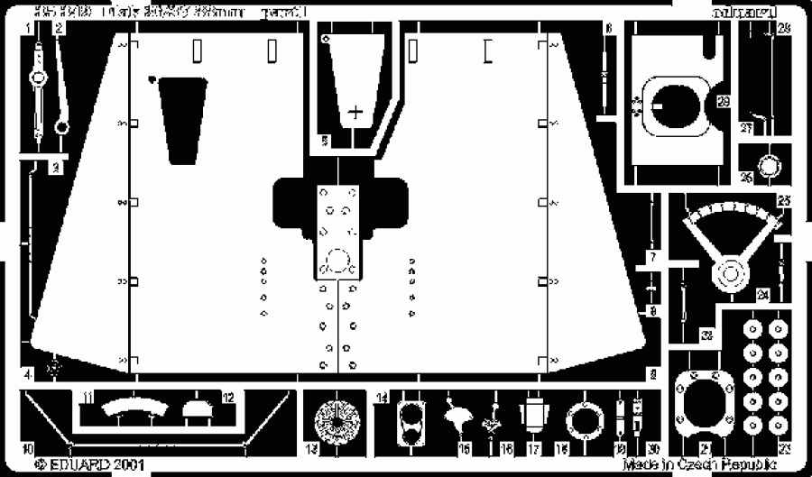 Eduard 1/35 Flak 36/37 88mm Detail set for Tamiya kit #35017