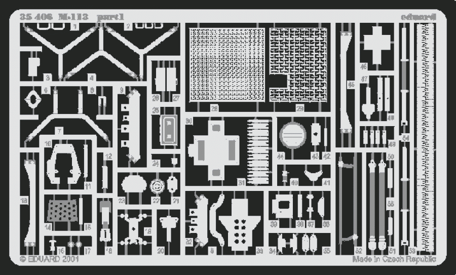 Eduard 1/35 M-113 Detail set for Tamiya kit #35040