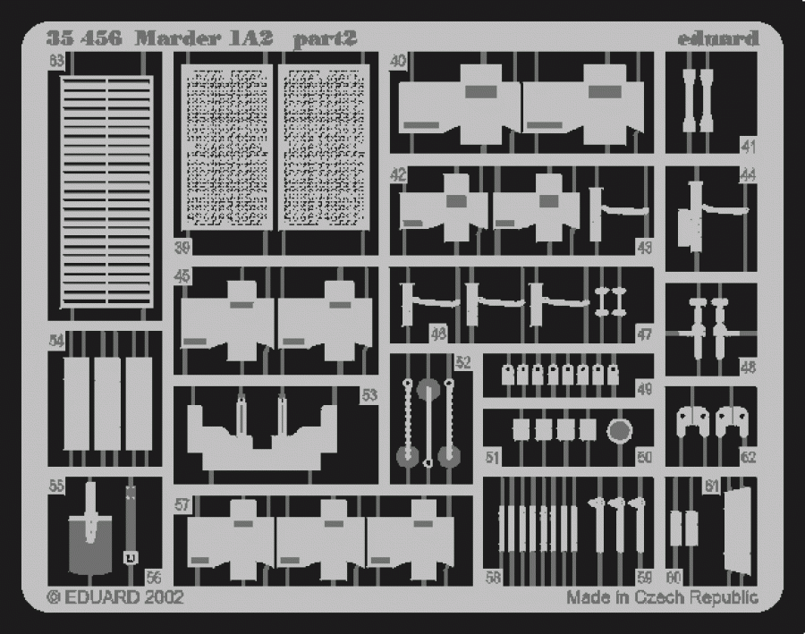 Eduard 1/35 Marder 1 A2 Detail set for Tamiya kit #35162