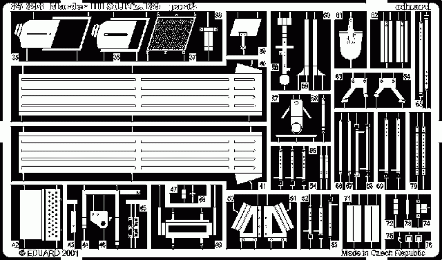 Eduard 1/35 Marder III Detail set for Tamiya kit #35248