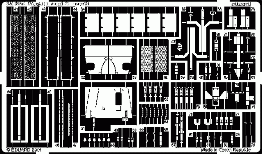 Eduard 1/35 Stug. III Ausf. G Detail set for Tamiya kit