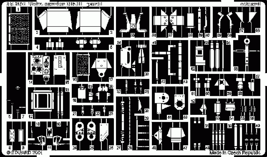 Eduard 1/35 Universal carrier Mk. II Detail set for Tamiya kit