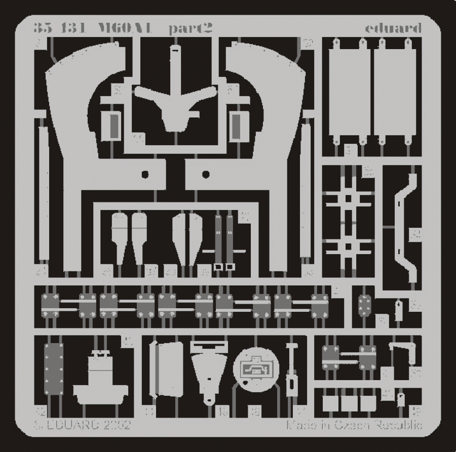 Eduard 1/35 U.S. M60A1 Detail set for Tamiya kit #35157