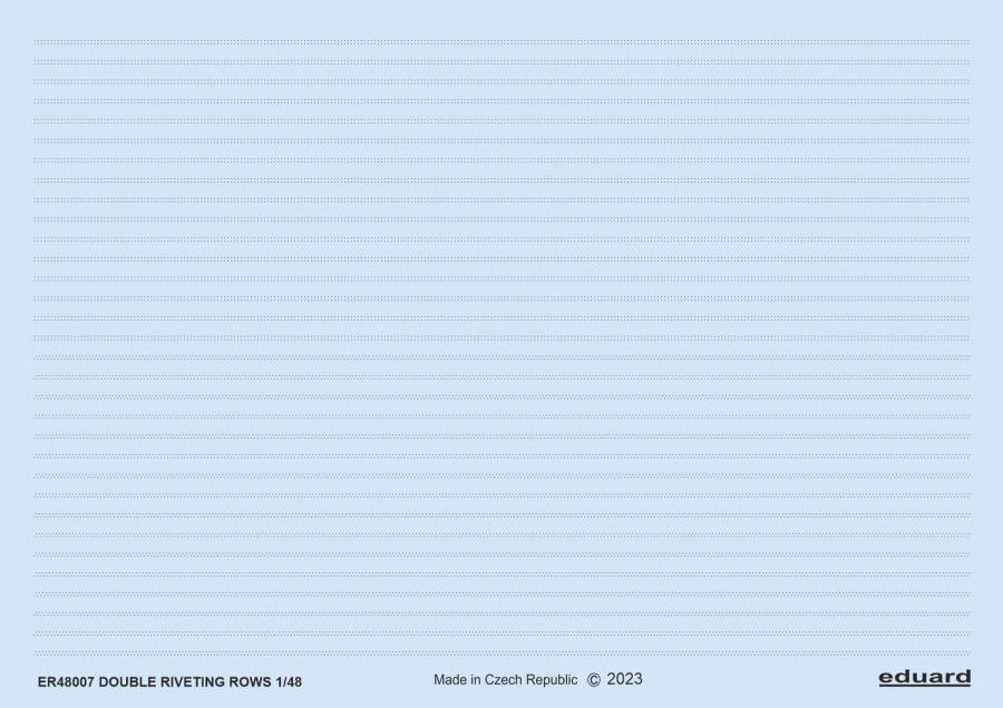 Eduard 1/48 Double riveting rows