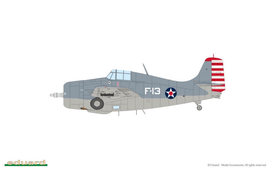 Eduard 1/48 F4F-3 Wildcat, Weekend edition 