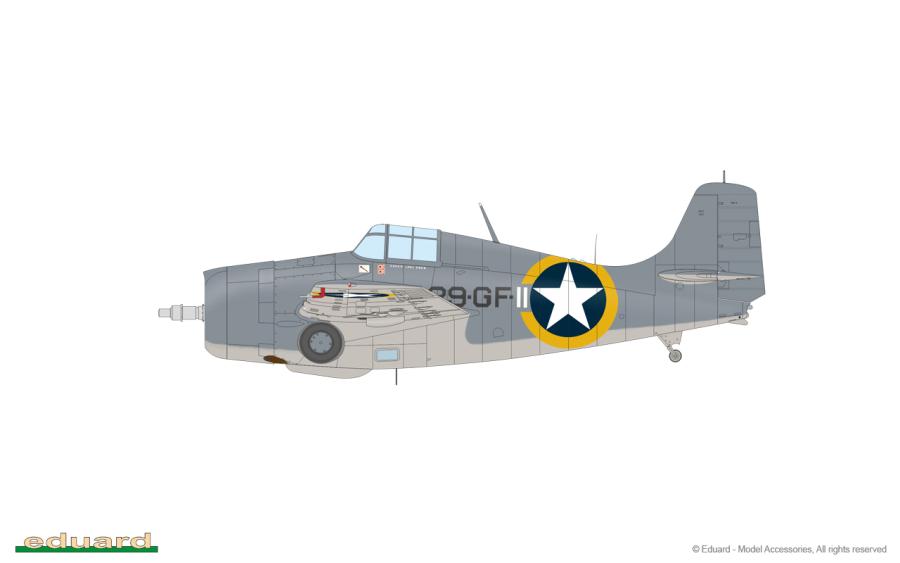 Eduard 1/48 F4F-4 Wildcat late Profipack