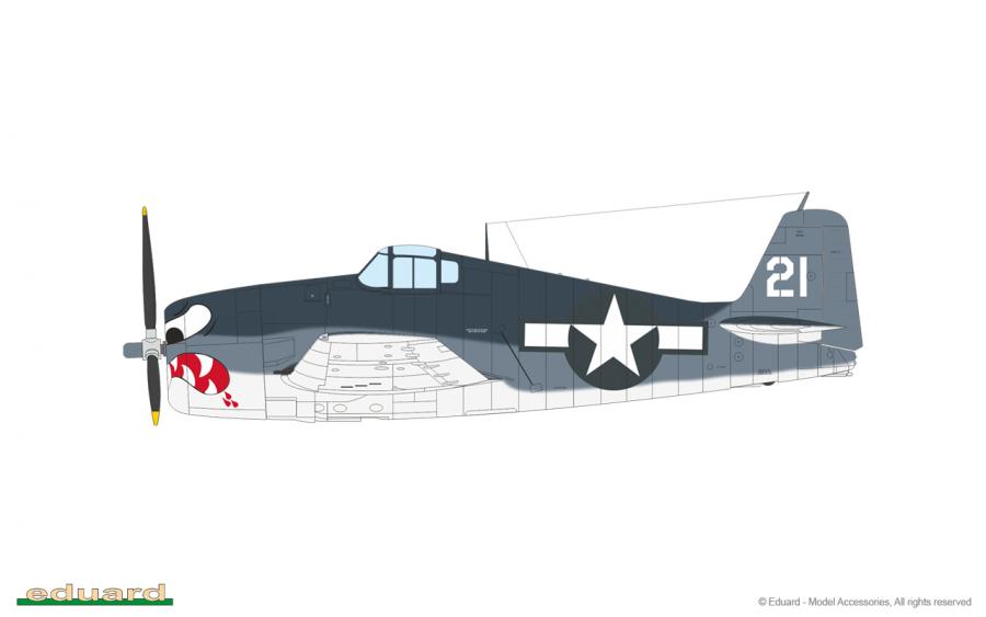 Eduard 1/48 F6F-3 Hellcat, Weekend edition