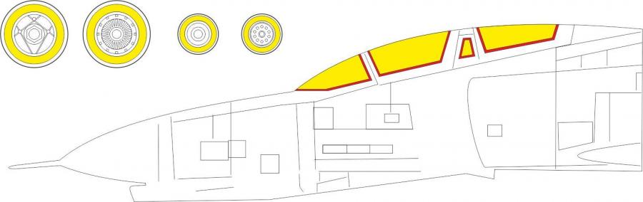 Eduard 1/48 F-4E Big ED detail set for MENG kit