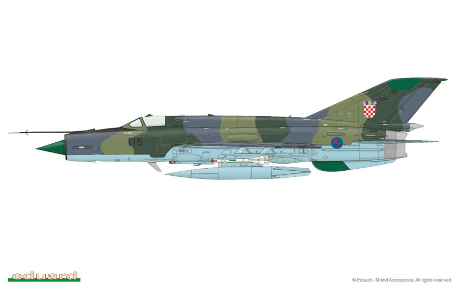 Eduard 1/48 MiG-21BIS Profipack