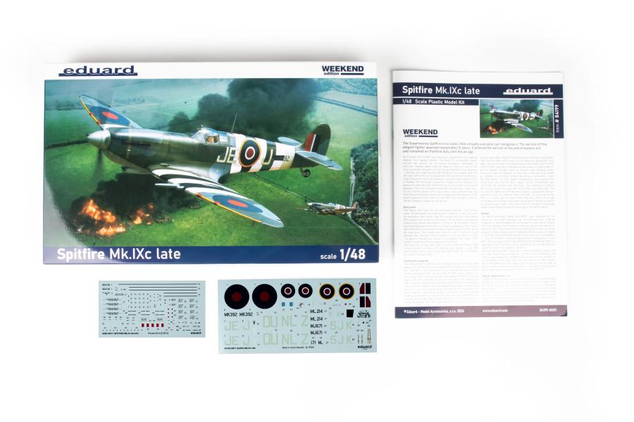 Eduard 1/48 Spitfire Mk.IXc late, weekend edition