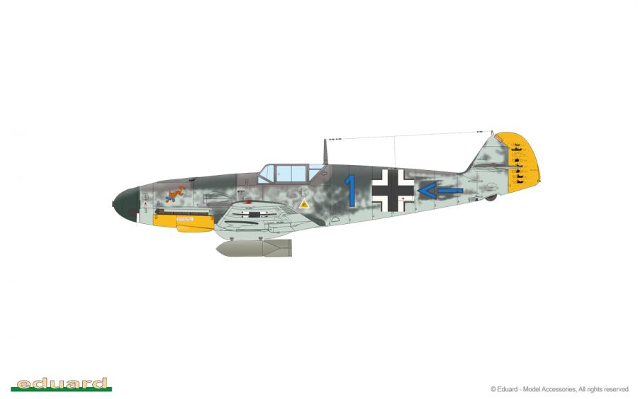 Eduard 1/72 Bf 109F-4 Profipack