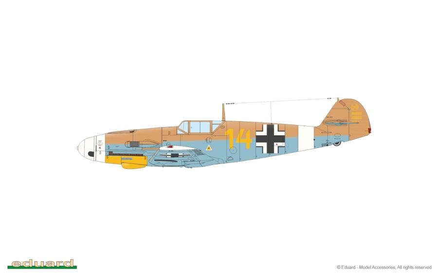 Eduard 1/72 Bf 109F-4 Profipack