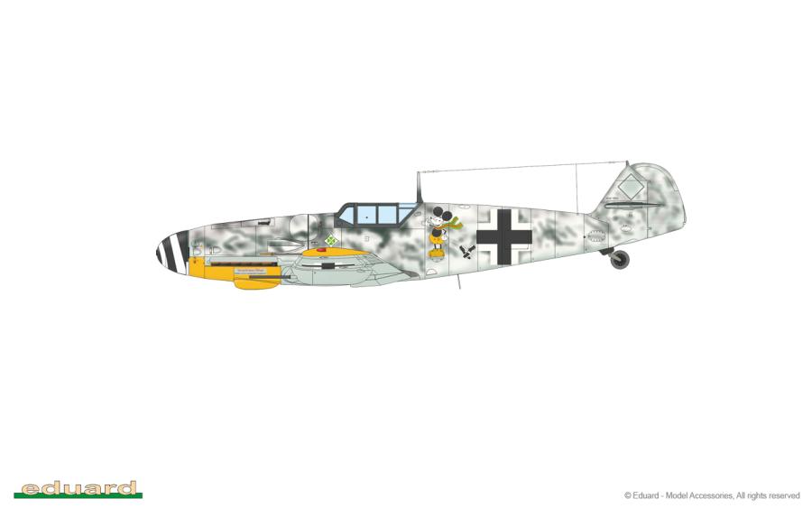 Eduard 1/72 Bf-109G-5 & G-6 GUSTAV pt.1 DUAL COMBO (sis. Suomi siirtokuvat)