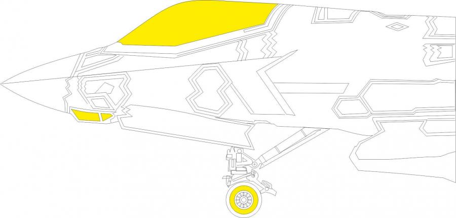 Eduard 1/72 F-35A  maski setti  for TAMIYA kit