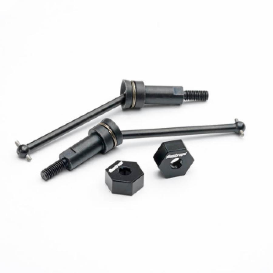 FASTRAX ARRMA GROM/GRANITE METAL FRONT CVD DRIVESHAFTS (PR)