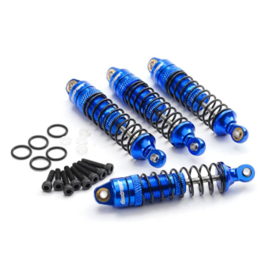 FASTRAX ARRMA GROM/GRANITE/MOJAVE ALUM SHOCK SET (4PC) - BLUE