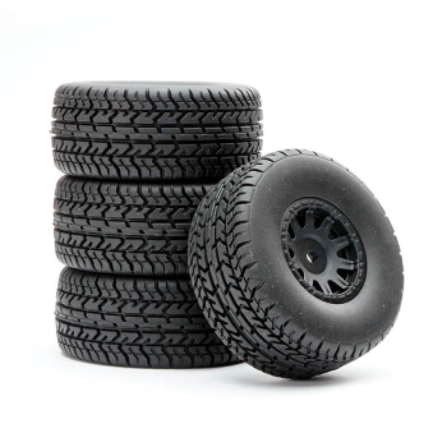 FASTRAX ARRMA MOJAVE WHEEL/TYRE 1/18 SET (4PC)