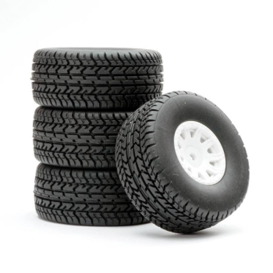 FASTRAX ARRMA MOJAVE WHEEL/TYRE 1/18 SET (4PC)