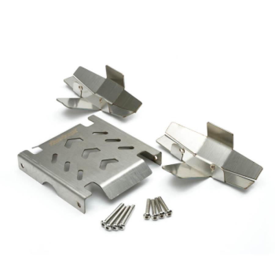 FASTRAX LMT SOLID AXLE MT STAINLESS STEEL CHASSIS ARMOR SKID